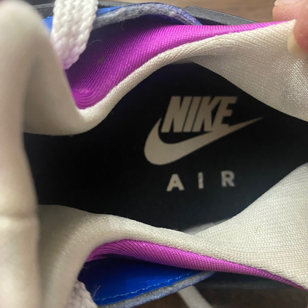 Nike Air Huarache Womens Sneakers Blue Purple White Black Running Shoes - Picture 8 of 11